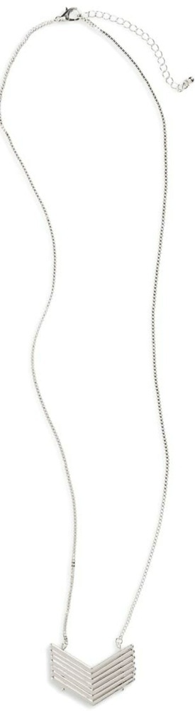 Nordstrom Chevron Pendant Neclace. New!